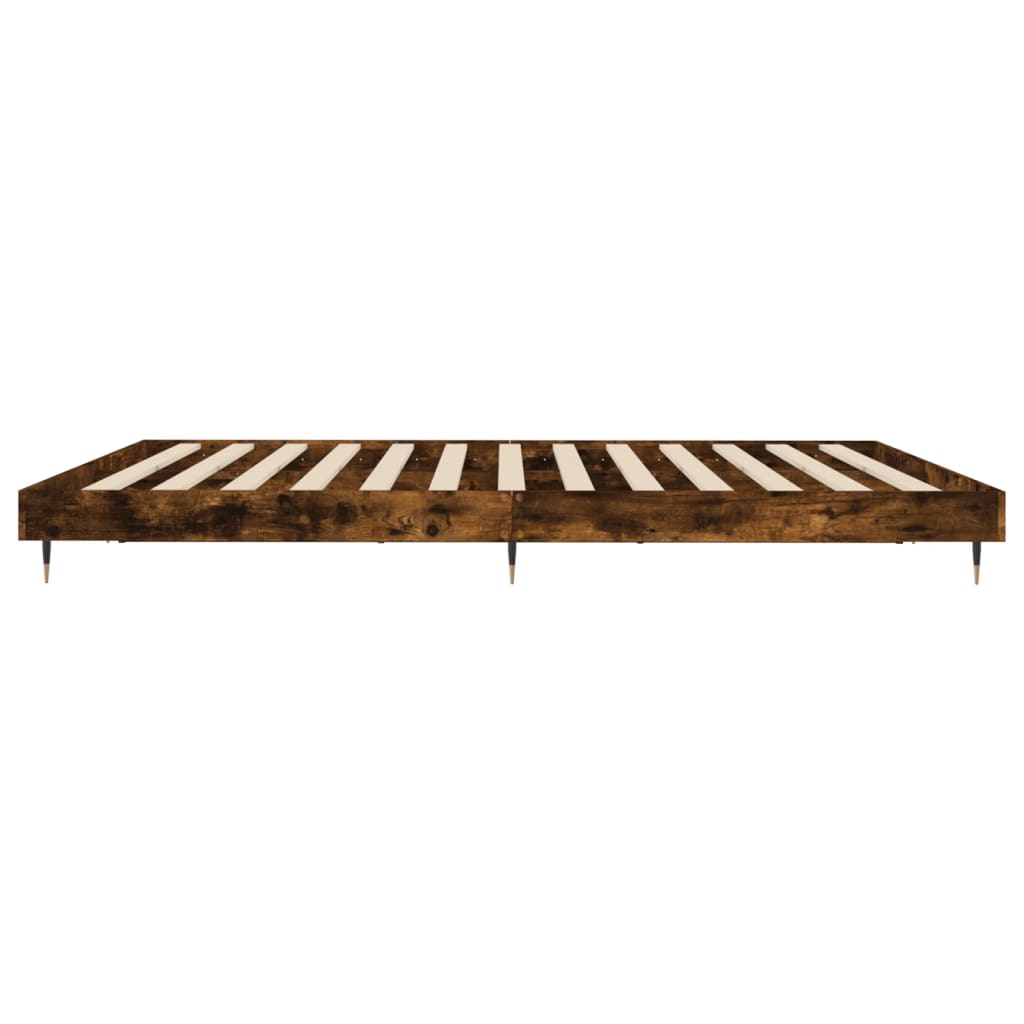 Giroletto senza Materasso Rovere Fumo 120x200 cm in Truciolato