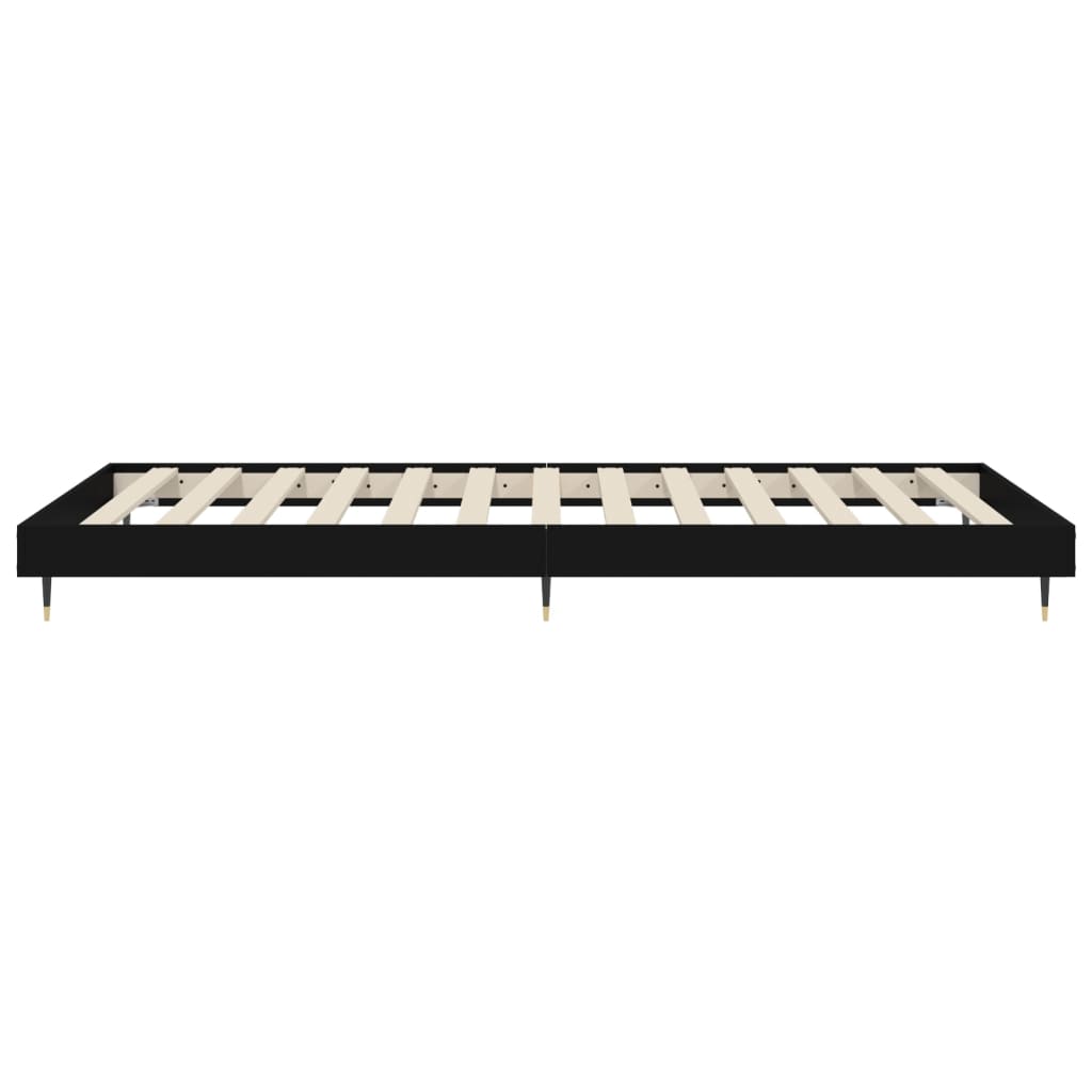 Giroletto Nero 90x200 cm in Legno Multistrato