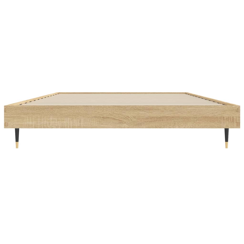 Giroletto senza Materasso Rovere Sonoma 90x200 cm in Truciolato