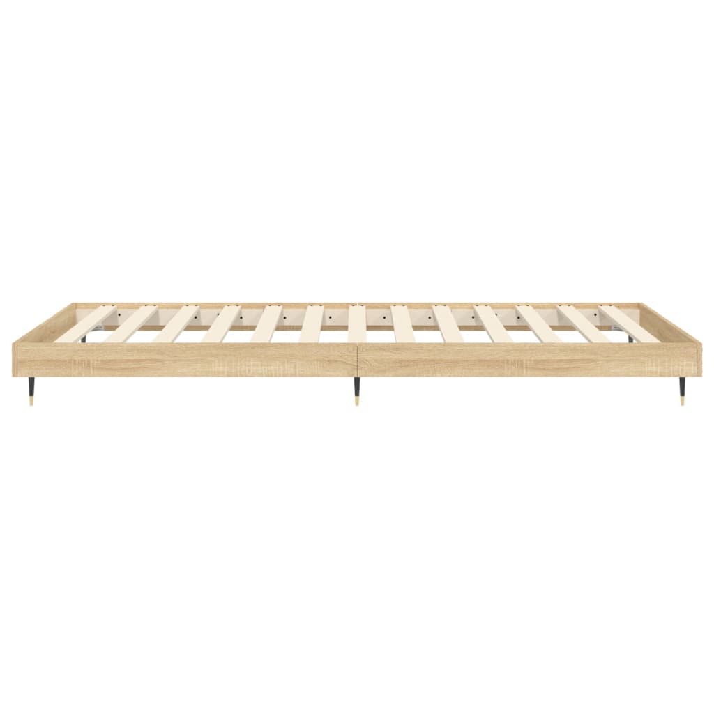 Giroletto senza Materasso Rovere Sonoma 90x200 cm in Truciolato