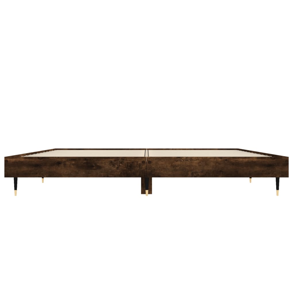 Giroletto senza Materasso Rovere Fumo 120x190 cm in Truciolato