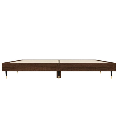 Giroletto senza Materasso Rovere Marrone 120x190 cm Truciolato