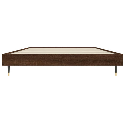 Giroletto senza Materasso Rovere Marrone 90x190cm in Truciolato