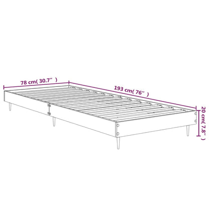 Giroletto Bianco 75x190 cm in Legno Multistrato | homemem39