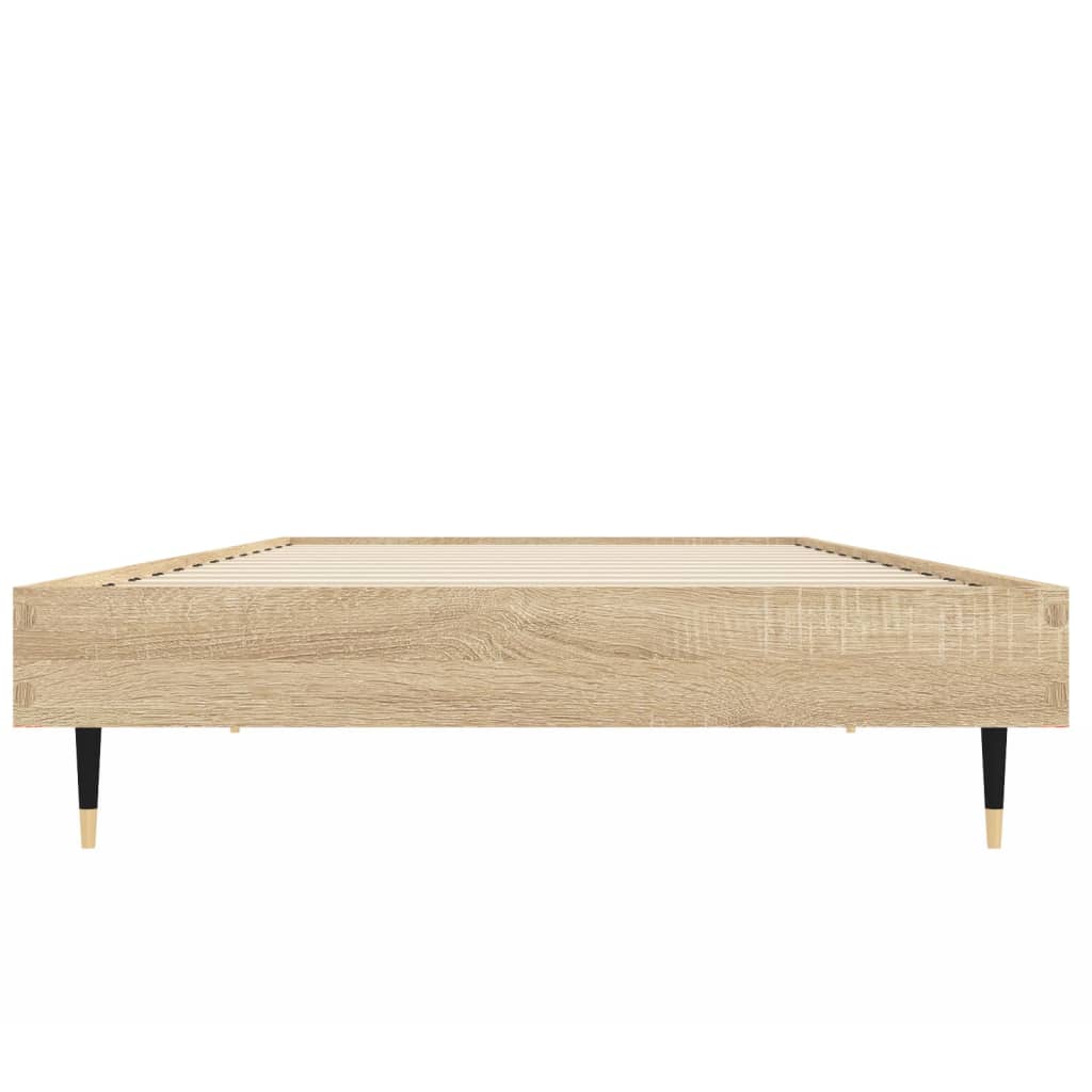Giroletto senza Materasso Rovere Sonoma 75x190 cm in Truciolato