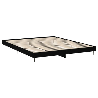 Giroletto Nero 200x200 cm in Legno Multistrato | homemem39
