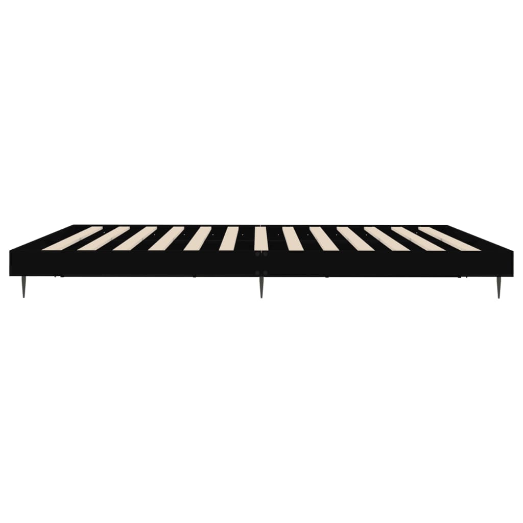 Giroletto Nero 200x200 cm in Legno Multistrato | homemem39