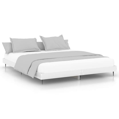 Giroletto Bianco Lucido 200x200 cm in Legno Multistrato | homemem39