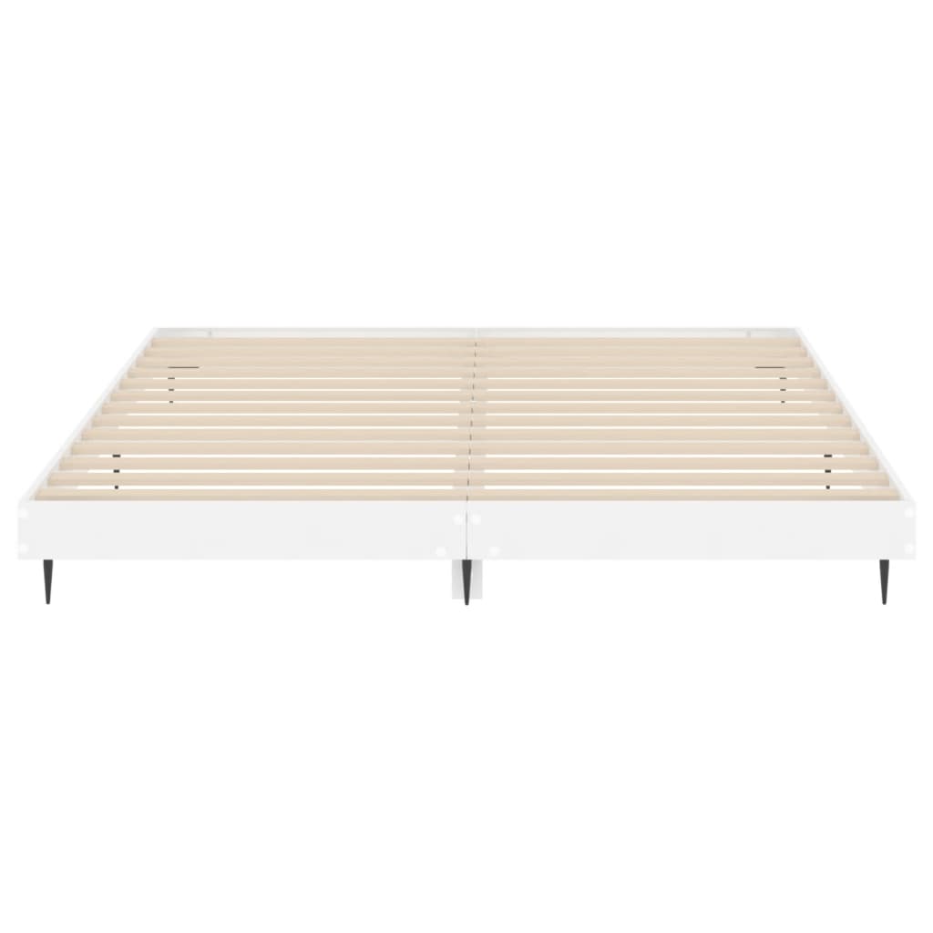 Giroletto Bianco Lucido 200x200 cm in Legno Multistrato | homemem39