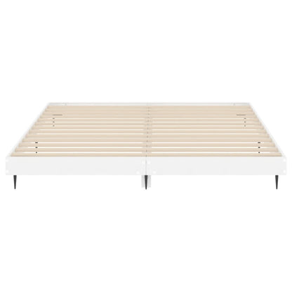 Giroletto Bianco Lucido 200x200 cm in Legno Multistrato | homemem39