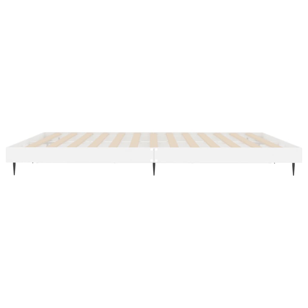 Giroletto Bianco Lucido 200x200 cm in Legno Multistrato | homemem39