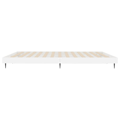 Giroletto Bianco Lucido 200x200 cm in Legno Multistrato | homemem39