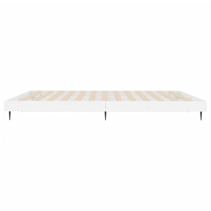 Giroletto Bianco Lucido 180x200 cm in Legno Multistrato | homemem39