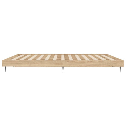 Giroletto senza Materasso Rovere Sonoma 180x200cm in Truciolato