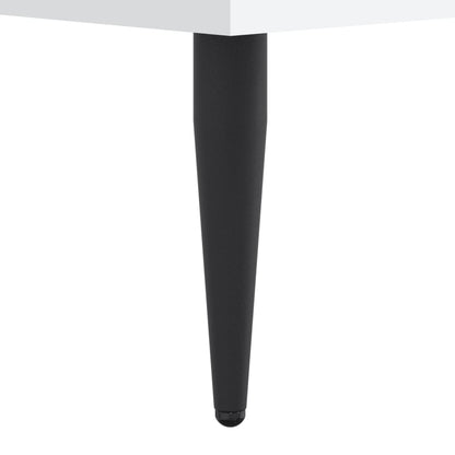 Giroletto Bianco Lucido 160x200 cm in Legno Multistrato - homemem39