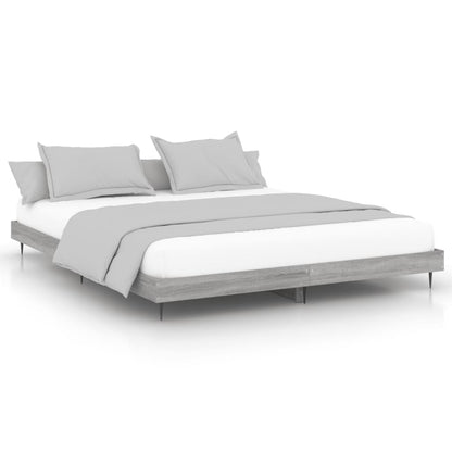 Giroletto senza Materasso Grigio Sonoma 160x200 cm Truciolato | homemem39