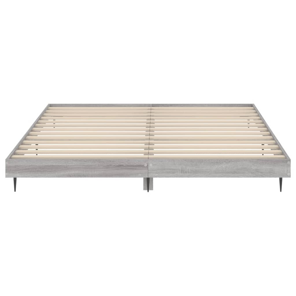 Giroletto senza Materasso Grigio Sonoma 160x200 cm Truciolato | homemem39