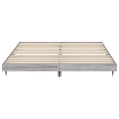 Giroletto senza Materasso Grigio Sonoma 160x200 cm Truciolato | homemem39