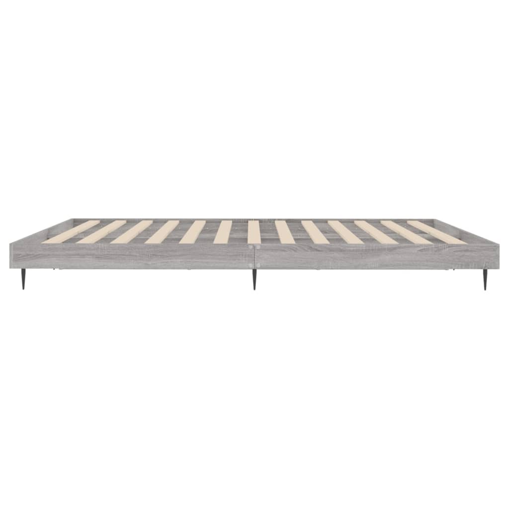 Giroletto senza Materasso Grigio Sonoma 160x200 cm Truciolato | homemem39