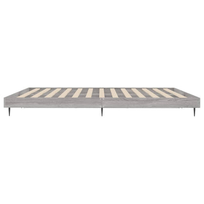 Giroletto senza Materasso Grigio Sonoma 160x200 cm Truciolato | homemem39