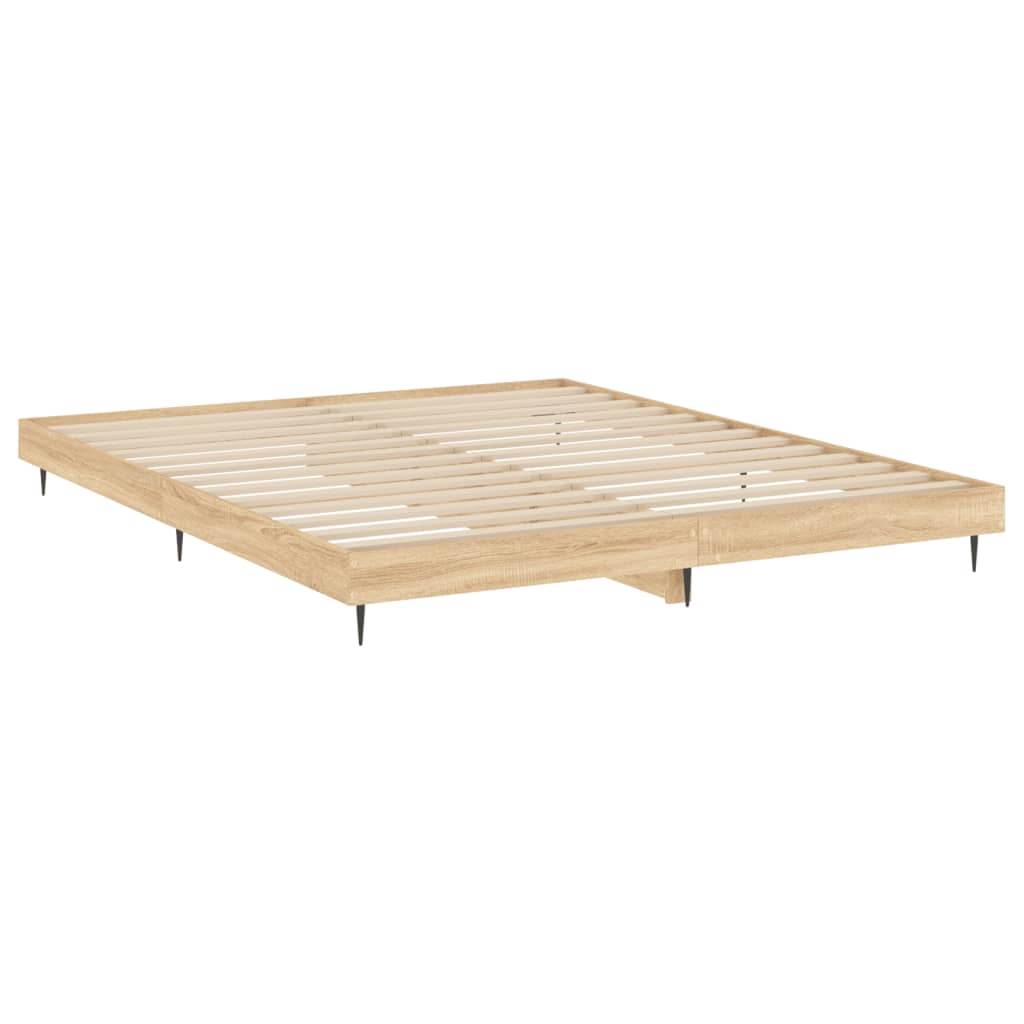 Giroletto senza Materasso Rovere Sonoma 140x200cm in Truciolato