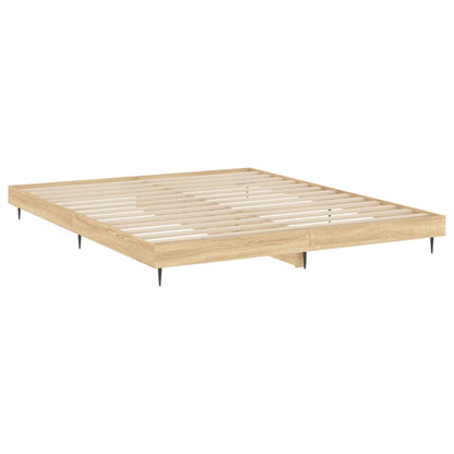 Giroletto senza Materasso Rovere Sonoma 140x200cm in Truciolato
