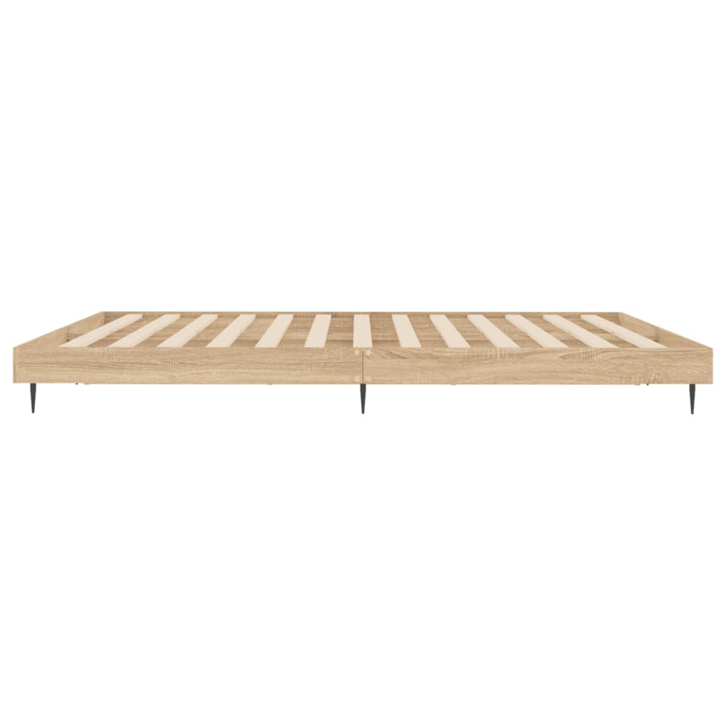 Giroletto senza Materasso Rovere Sonoma 140x200cm in Truciolato