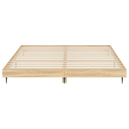 Giroletto senza Materasso Rovere Sonoma 120x200cm in Truciolato