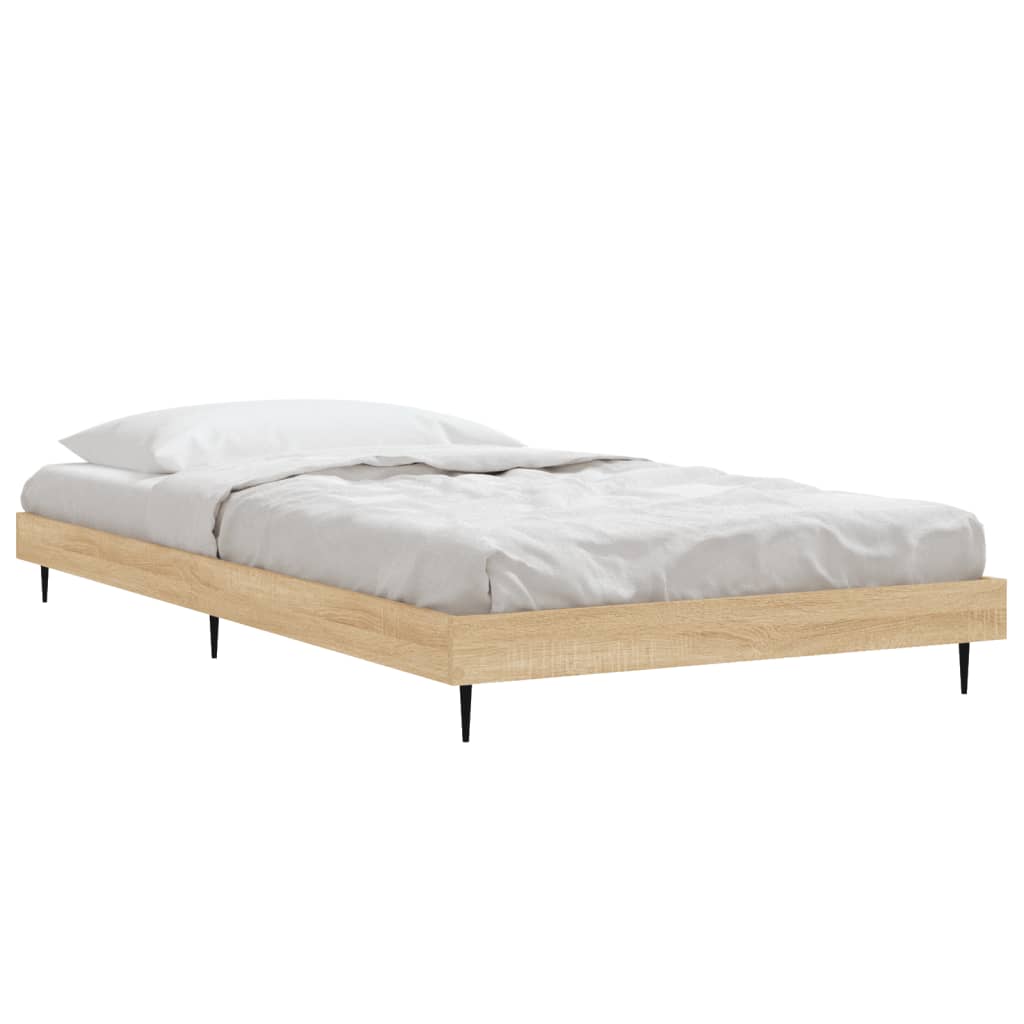Giroletto senza Materasso Rovere Sonoma 100x200cm in Truciolato | homemem39