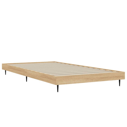 Giroletto senza Materasso Rovere Sonoma 100x200cm in Truciolato | homemem39