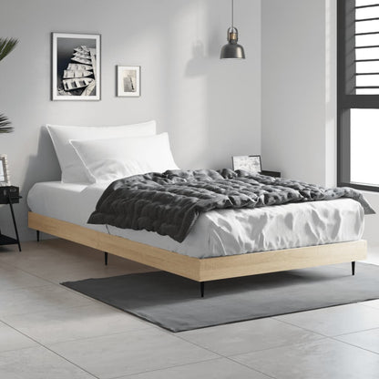 Giroletto senza Materasso Rovere Sonoma 100x200cm in Truciolato | homemem39