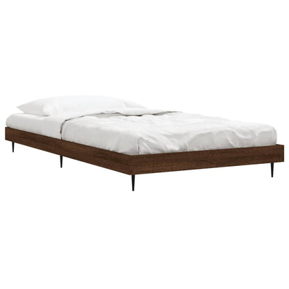Giroletto senza Materasso Rovere Marrone 100x200 cm Truciolato | homemem39
