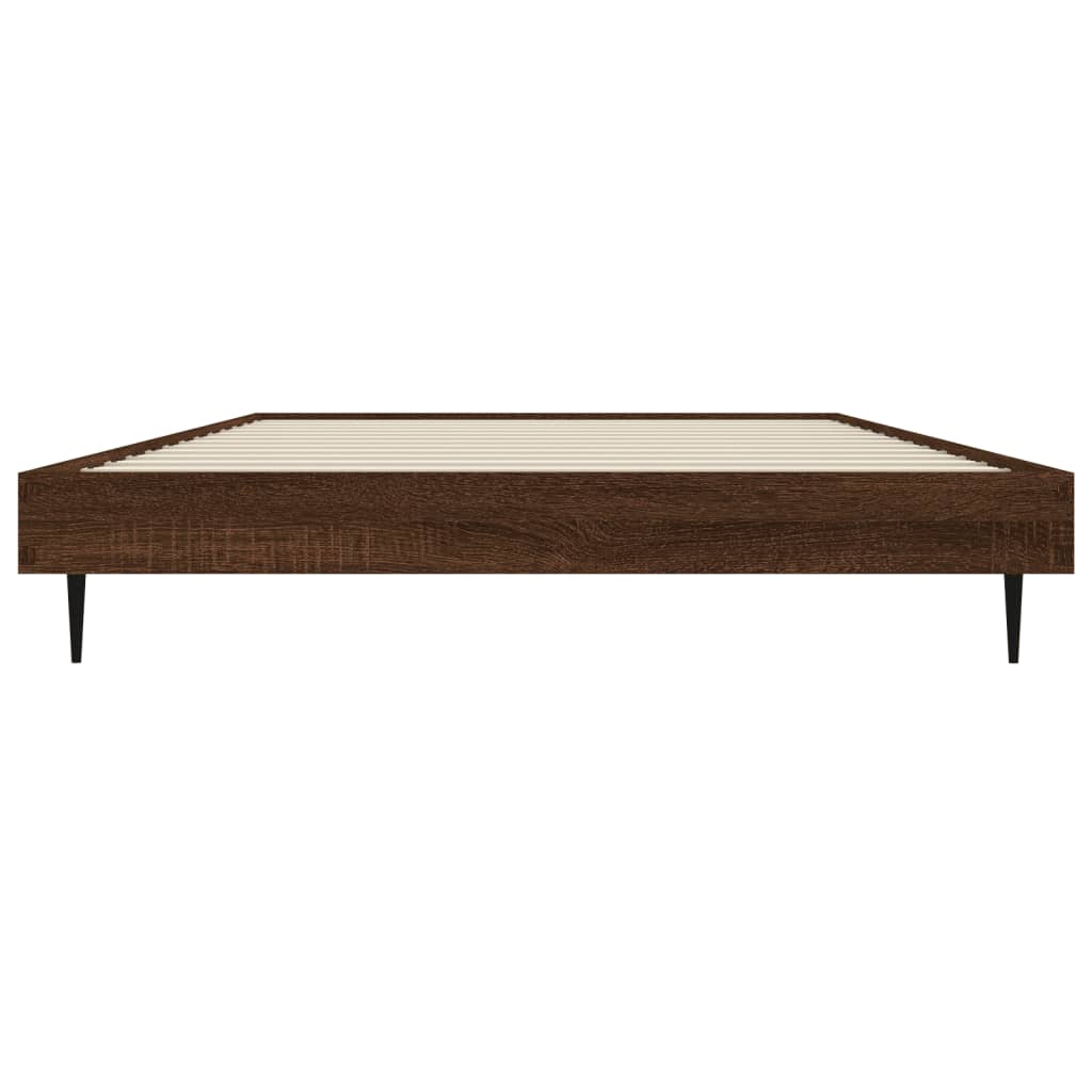 Giroletto senza Materasso Rovere Marrone 100x200 cm Truciolato | homemem39