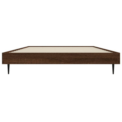 Giroletto senza Materasso Rovere Marrone 100x200 cm Truciolato | homemem39