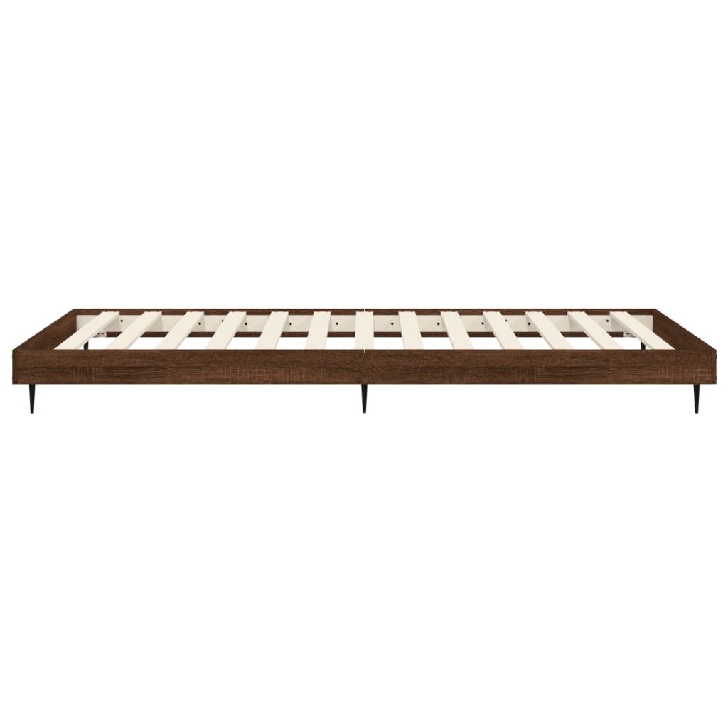 Giroletto senza Materasso Rovere Marrone 100x200 cm Truciolato | homemem39