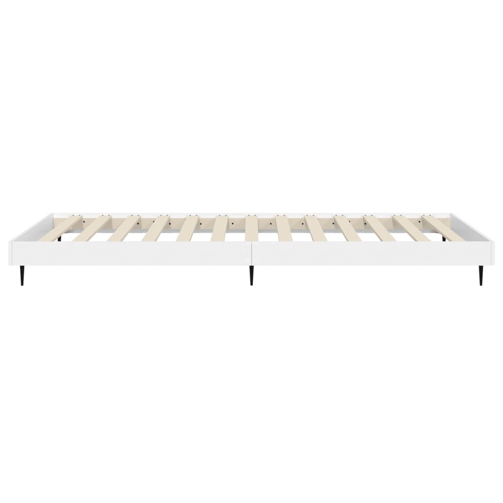 Giroletto Bianco 90x200 cm in Legno Multistrato - homemem39