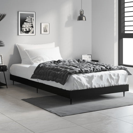 Giroletto Nero 90x200 cm in Legno Multistrato | homemem39