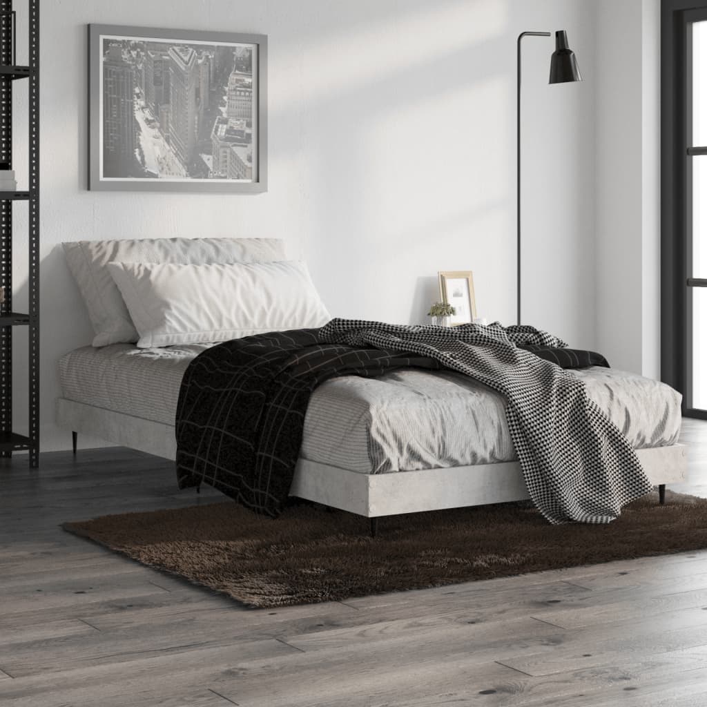 Giroletto Grigio Cemento 90x200 cm in Legno Multistrato - homemem39