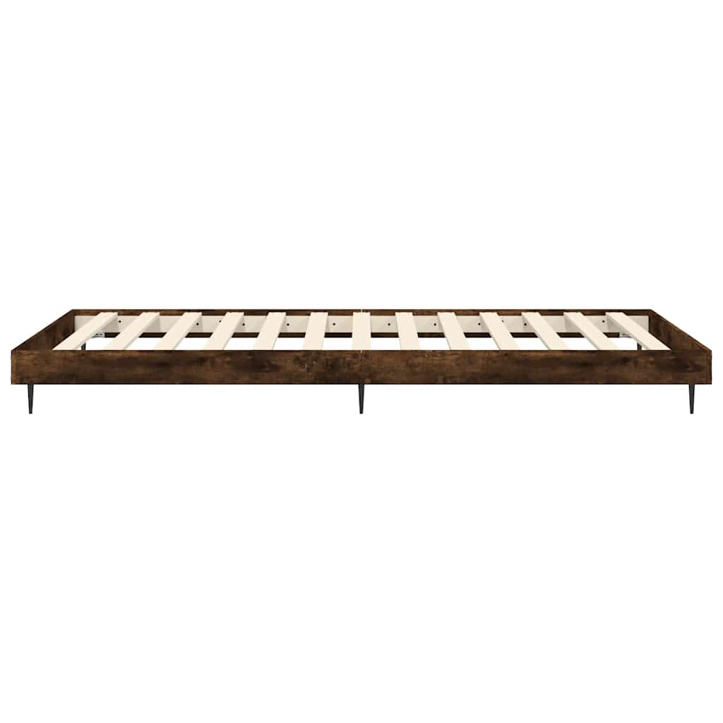Giroletto senza Materasso Rovere Fumo 90x200 cm in Truciolato | homemem39