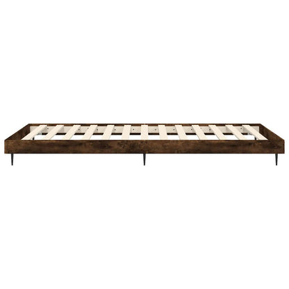 Giroletto senza Materasso Rovere Fumo 90x200 cm in Truciolato | homemem39