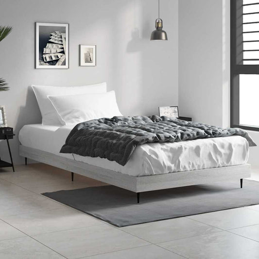 Giroletto Grigio Sonoma 90x200 cm in Legno Multistrato | homemem39
