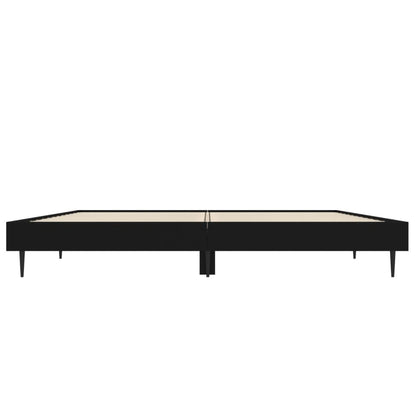 Giroletto Nero 140x190 cm in Legno Multistrato | homemem39