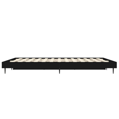 Giroletto Nero 140x190 cm in Legno Multistrato | homemem39