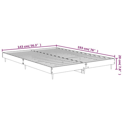 Giroletto Nero 140x190 cm in Legno Multistrato | homemem39