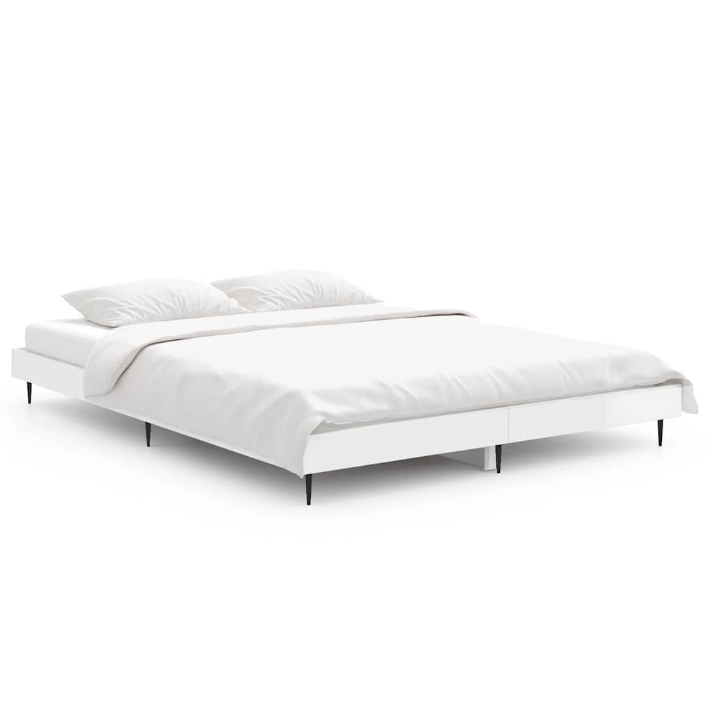 Giroletto Bianco Lucido 140x190 cm in Legno Multistrato | homemem39