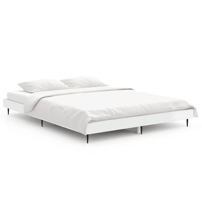 Giroletto Bianco Lucido 140x190 cm in Legno Multistrato | homemem39
