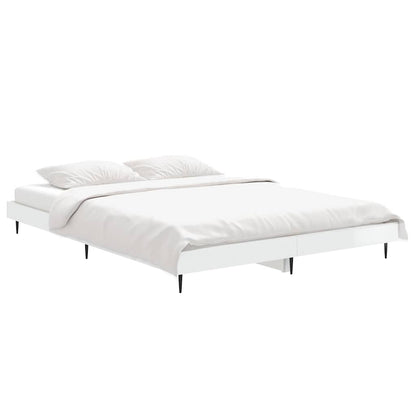 Giroletto Bianco Lucido 140x190 cm in Legno Multistrato | homemem39