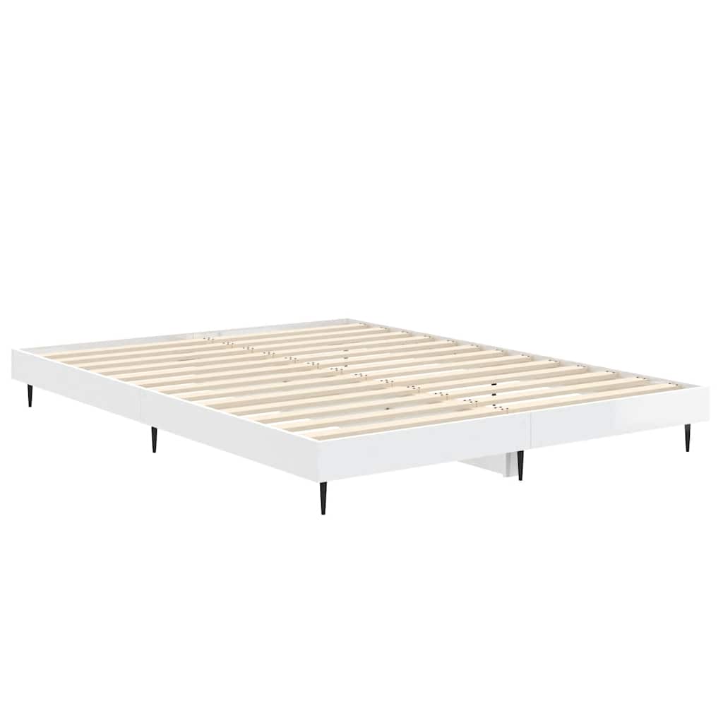 Giroletto Bianco Lucido 140x190 cm in Legno Multistrato | homemem39