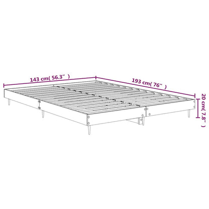 Giroletto Bianco Lucido 140x190 cm in Legno Multistrato | homemem39