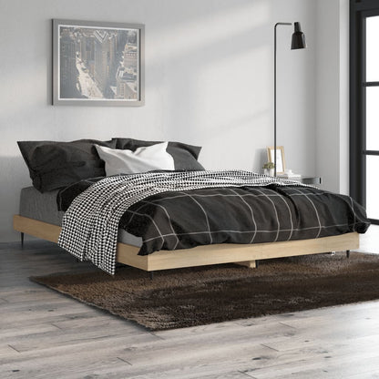 Giroletto senza Materasso Rovere Sonoma 140x190cm in Truciolato